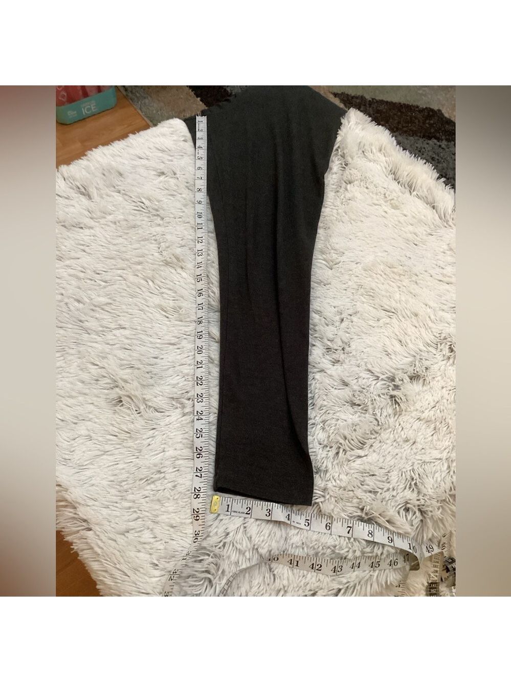Sonoma Goods For Life pull on dark gray legging Woman’s size Large - Picture 5 of 9